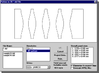 view of 2d export module